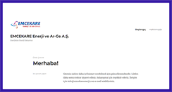 Desktop Screenshot of emcekareenerji.com