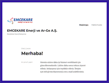 Tablet Screenshot of emcekareenerji.com
